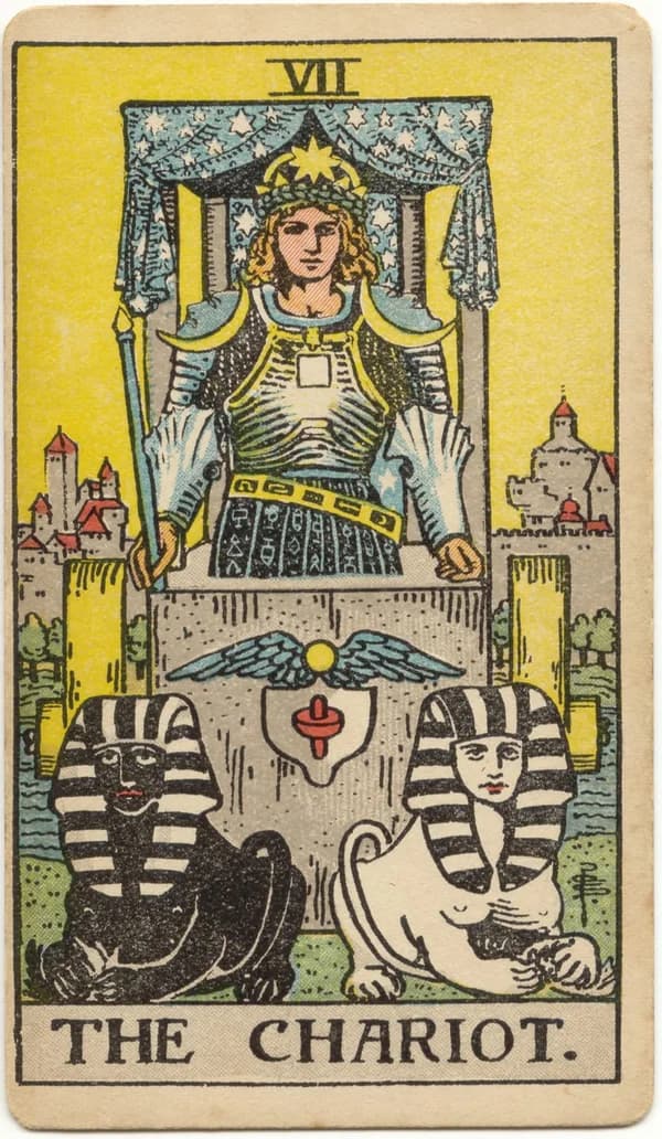 The Chariot tarot card