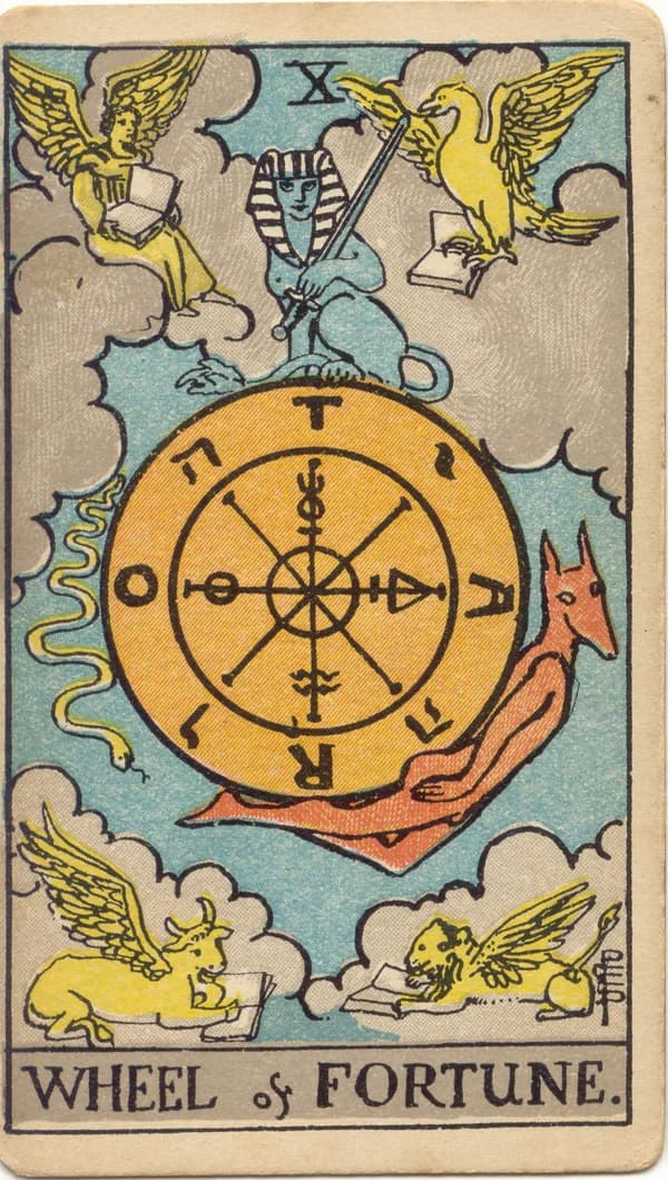 Wheel of Fortune tarot card