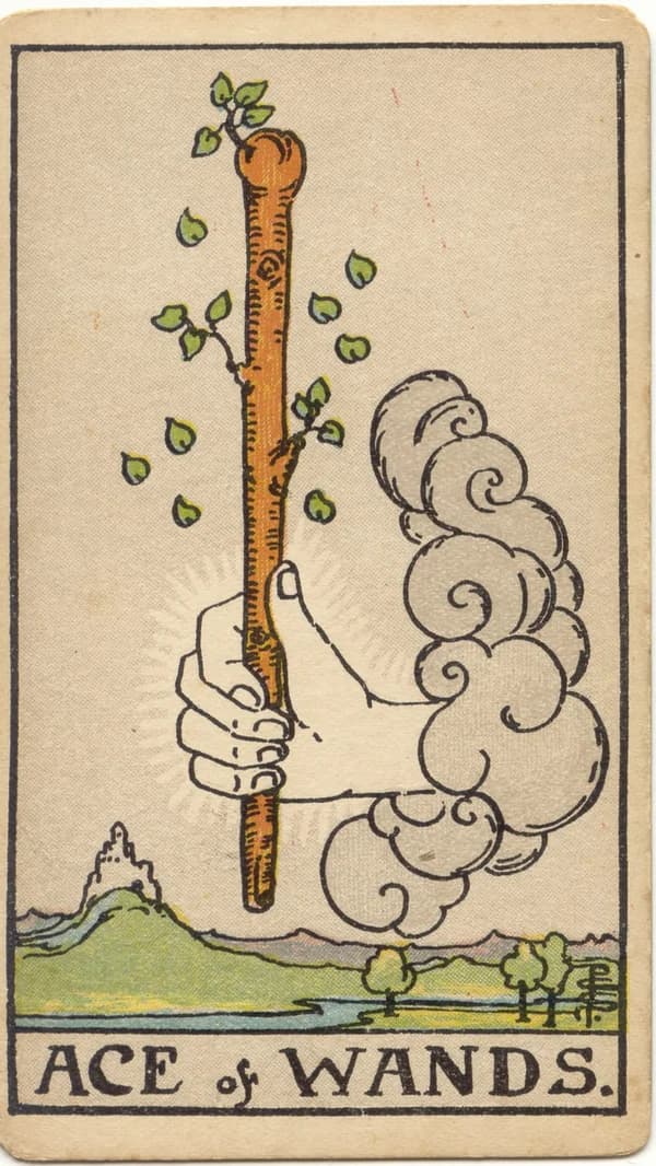 Ace of Wands tarot card