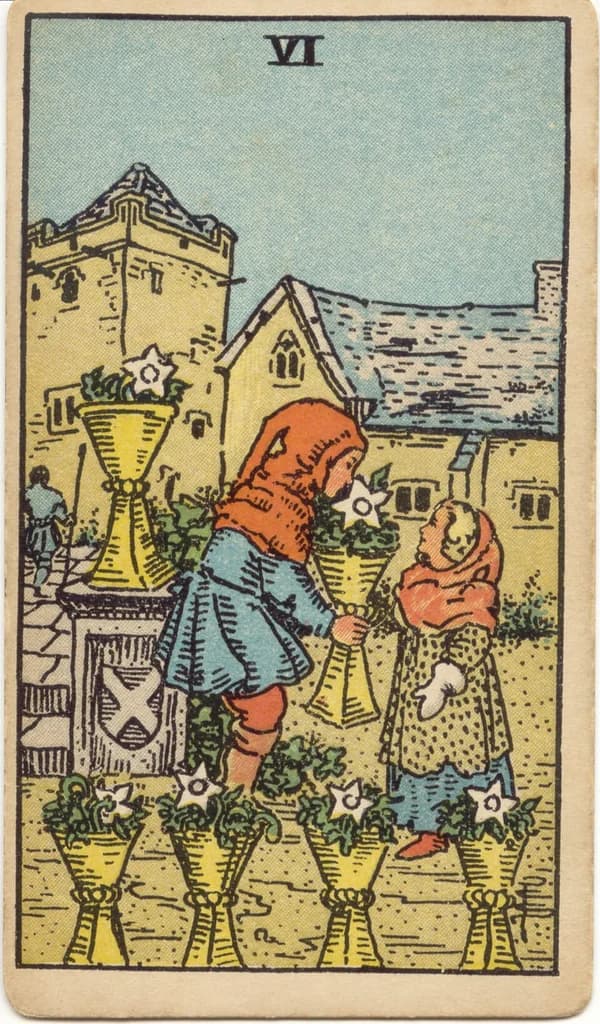 Six of Cups tarot card
