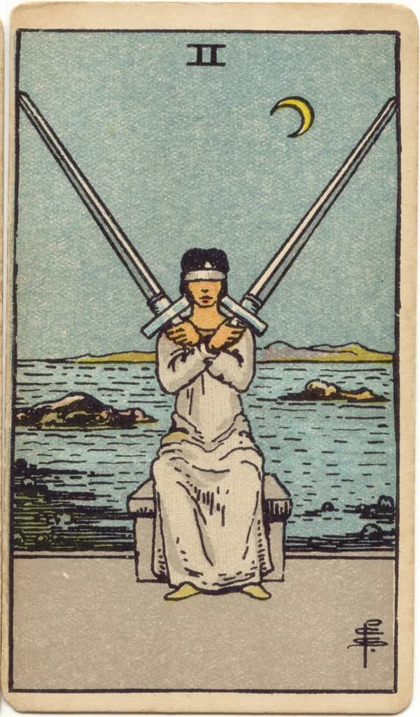 Two of Swords tarot card