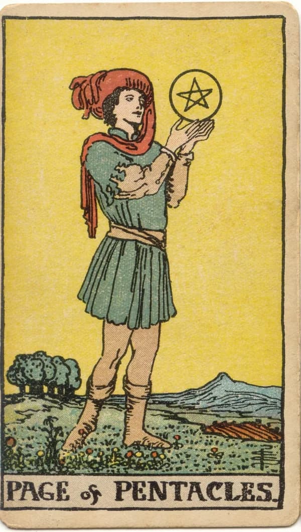 Page of Pentacles tarot card